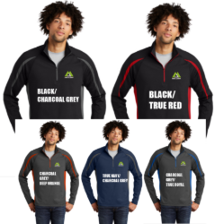 Picture of Mike Albert Sport-Wick 1/2-Zip Colorblock Pullover