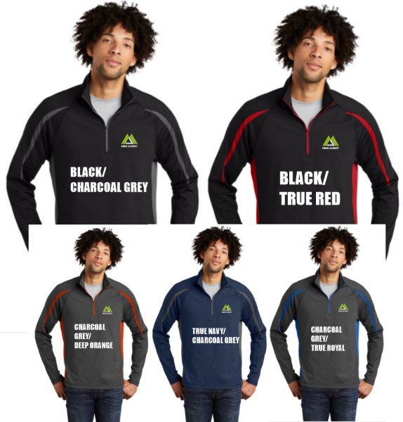 Picture of Mike Albert Sport-Wick 1/2-Zip Colorblock Pullover