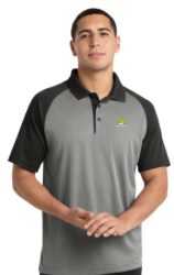 Picture of Mike Albert Sport-Tek Unisex RacerMesh Raglan Heather Block Polo