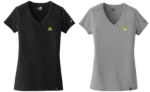 Picture of MA New Era Ladies Heritage Blend V-Neck T