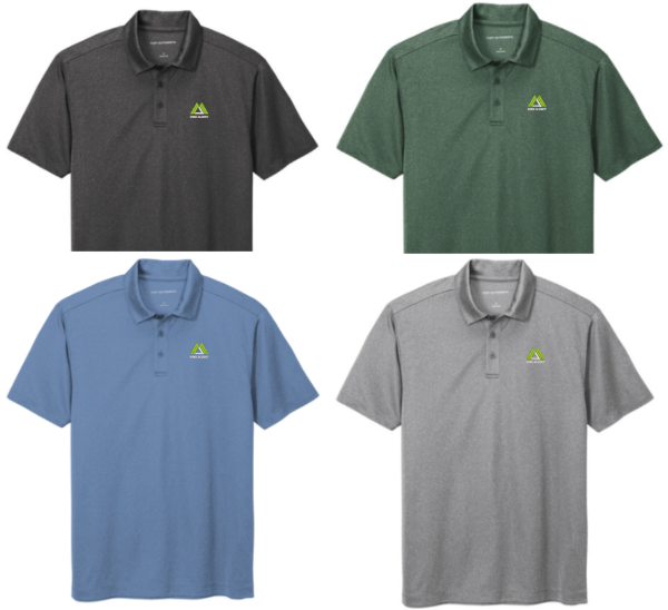 Picture of MA Port Authority Heathered Silk Touch Performance Polo