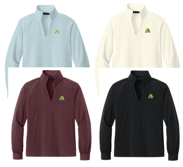 Picture of MA M&M Ladies LS Popover Blouse