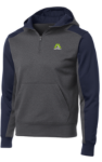 Picture of MA Sport 1/4 Zip Colorblock Hoodie